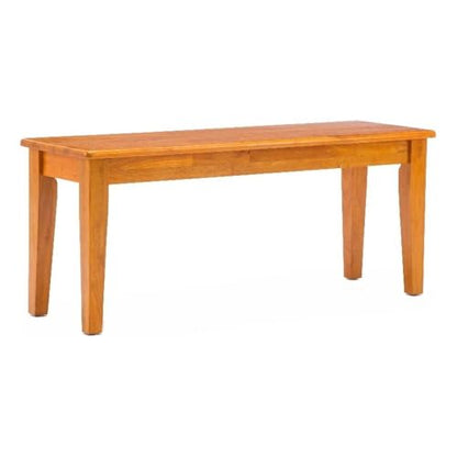 Boraam Shaker Bench, Oak 15 x 44 x 18 - color: Oak
