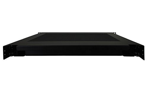 Penn Elcom EX-6301B 19 Inch Rack Mountable Vented Laptop/Tablet Drawer with Foam Wrist-Pad Support, Key Lock and Rear Cable Access - size: 19-Inch
