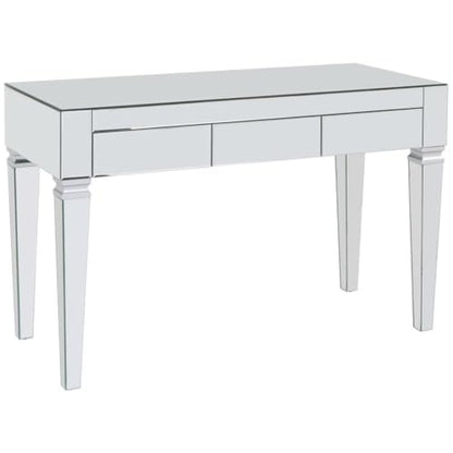 SEI FURNITURE Darien Mirrored Desk, Silver