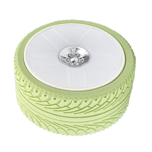 Pongnas Foldable Bedside Lamp with USB Charging Port Warm White LED Light Portable Wheel Design for Bedroom Study Living Room Travel Green - color: Green