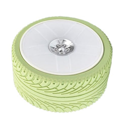 Pongnas Foldable Bedside Lamp with USB Charging Port Warm White LED Light Portable Wheel Design for Bedroom Study Living Room Travel Green - color: Green
