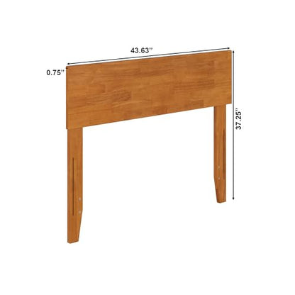 AFI, Orlando Twin Adjustable Modern Wood Panel Headboard, Light Toffee - color: Light Toffee, size: Twin