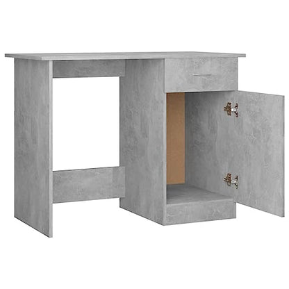 vidaXL , Sleek Writing Desk, Space-Saving Office, Chic Study, Practical Home, Trendy Design for Students
