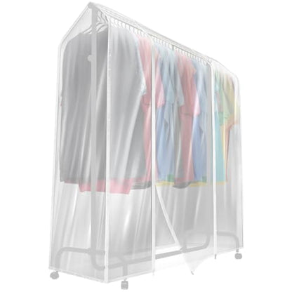 Sorbus Cover for Garment Rack - 6 Ft Transparent Clothes Rack Cover, Garment Coat Hanger Protector Dustproof Waterproof Clothing Storage Cover for Dresses, Suits, Coats, and more (Rack Not Included) - size: 1 Pack