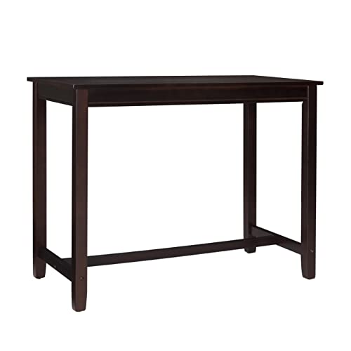 Linon 36 inch Height Pub Claridge Table, Walnut Counter - color: Walnut, size: Counter Height