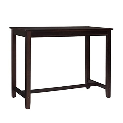 Linon 36 inch Height Pub Claridge Table, Walnut Counter - color: Walnut, size: Counter Height