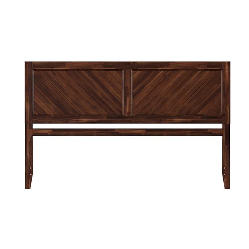 AFI, Canyon King Solid Wood Rustic Farmhouse Headboard, Barnwood - color: Barnwood, size: King (U.S. Standard)
