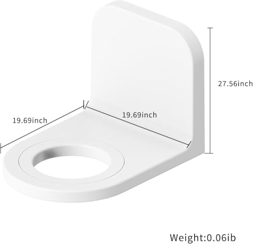 2 Pack Soap Dispenser Holder for Bathroom, Wall Mounted Adhesive Shampoo Bottle Holder, No Drill Soap Bottle Shelf for Hand Soap, Dish Soap, Lotion and Conditioner