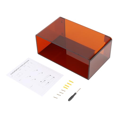 Acrylic Floating Nightstand Wall Mounted, Brown Bedside Table Modern Shelf for Bedroom Living Room Bathroom, Safe Rounded Corners