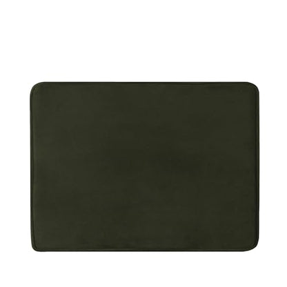 HomePop 24" Dinah Collection Storage Ottoman - Loden Green Velvet - color: Loden Green Velvet
