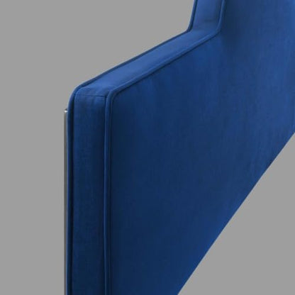 Ergode Dawn Performance Velvet Full/Queen Headboard - Elegant Sunrise Arch, Stain-Resistant Luxury