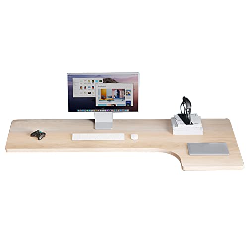 Wall Mounted L-Shape Corner Desk Home Office Corner Table Floating Laptop Desk Fold Down for Study, Bedroom, Bathroom Or Balcony(70X50X30cm(27.5X19.6X11.8in),Walnut) - color: Walnut, size: 70X50X30cm(27.5X19.6X11.8in)