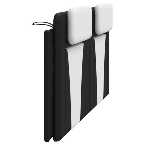 vidaXL Headboard Cushion Viana Black and White 72" Faux Leather | A modern look in classy black and white, Provides excellent back support while you read, - color: Black and White, size: 72"