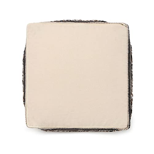 · REDEARTH · Pouf Ottoman with Filler Cube Bean Bag Pouffe - Diamond Virgule - color: Diamond Virgule With Filler
