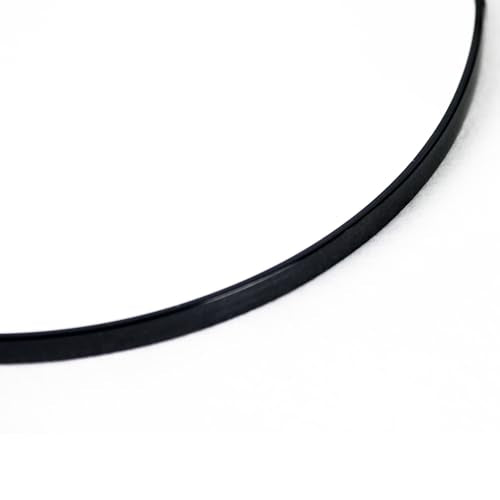 YCHMIR Small Round Wall Mirror,Bathroom Mirror (Black, 11.8 in.) - color: Black