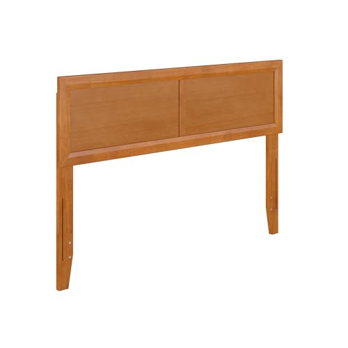 AFI, Sophia Adjustable Modern Full Wood Headboard, Light Toffee - color: Light Toffee, size: Full