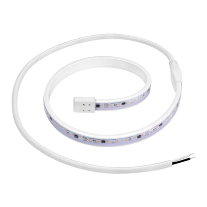 Maxxima 24 in. Hardwired LED Under Cabinet Strip Light, 920 Lumens, 3000K | Warm White, Kitchen and Living Room 120V White Cove Lighting, No Power Supply Needed - size: 24 Inch