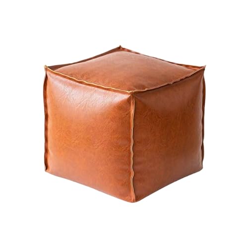 Storage Footstool Soft Seat Fillable Storage Foot Stools | Toy Chair Versatile Bedroom Comfortable Seating for Dorm Workplace Apartment