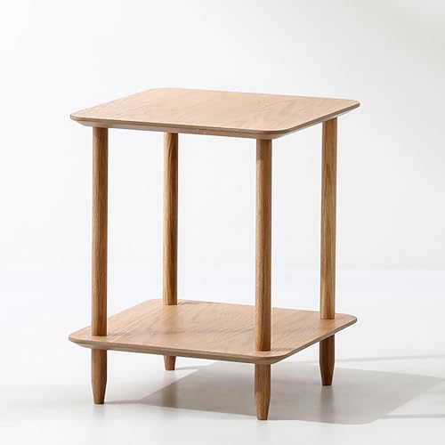 2 Tier Coffee Table, Narrow Coffee Table, Small Coffee Table with Storage. for Small Spaces, Bedroom, Living Room, Entryway