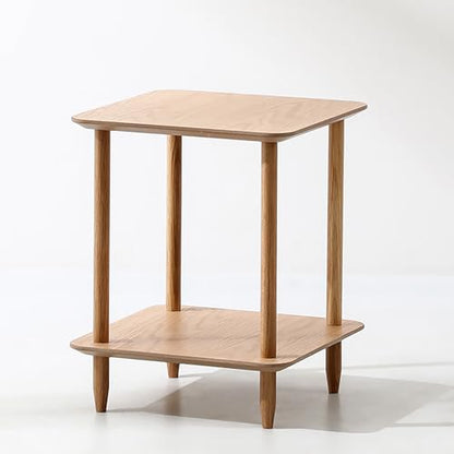 2 Tier Coffee Table, Narrow Coffee Table, Small Coffee Table with Storage. for Small Spaces, Bedroom, Living Room, Entryway