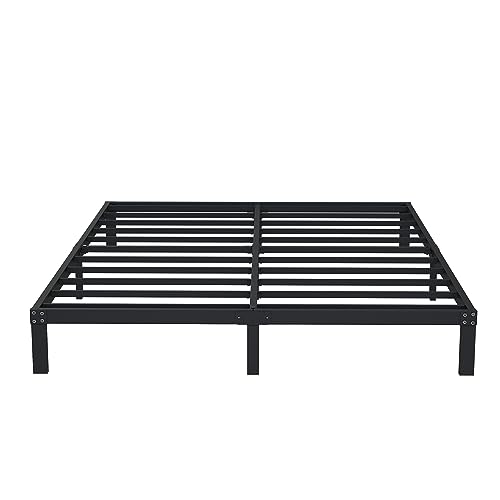 DiaOutro 9 Inch Full Size Bed Frame Heavy Duty Low Profile Metal Platform | Steel Slats Platform No Box Spring Needed Mattress Foundation, Easy Assembly, Noise Free - size: Full, style: 9 Inch