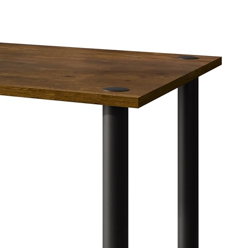 Coffee Table with Open Storage Shelf, Modern Design, Brown - color: Brown