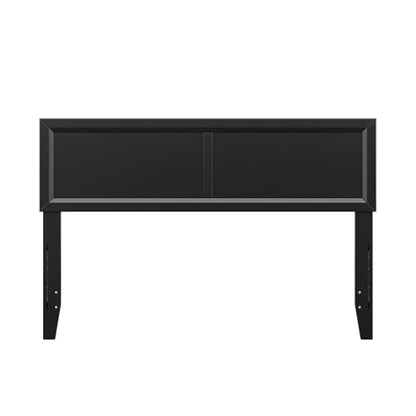 AFI, Sophia Adjustable Modern Full Wood Headboard, Black - color: Black, size: Full
