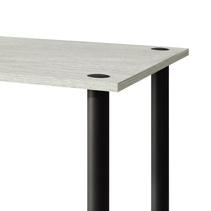 Coffee Table with Open Storage Shelf, Modern Design, Light Grey - color: Light Grey