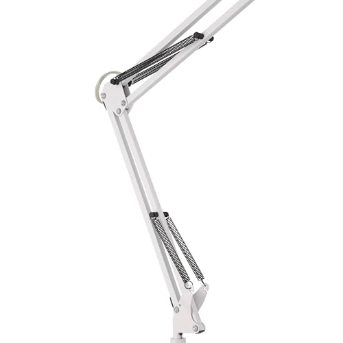 Shoup 33 1/2" Large Architect Desk Lamp Adjustable Height USB Ports A+C | Modern Charging White Home Office Living Room Bedroom Bedside Nightstand House