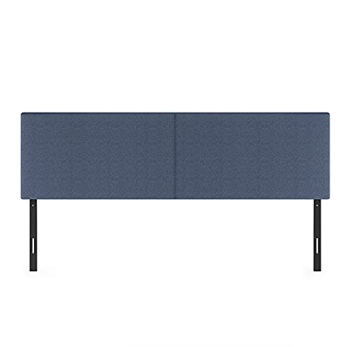 Furinno Roanne Upholstered Headboard, King, Denim - color: Denim, style: King-Plain