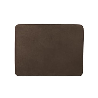 Spatial Order 24" Dinah Collection Storage Ottoman - Chocolate Brown Velvet - color: Chocolate Brown Velvet