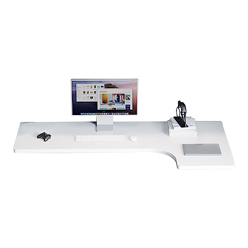 Wall Mounted L-Shape Corner Desk Home Office Corner Table Floating Laptop Desk Fold Down For Study, Bedroom, Bathroom Or Balcony(70X50X30cm(27.5X19.6X11.8in),white) - color: White, size: 70X50X30cm(27.5X19.6X11.8in)