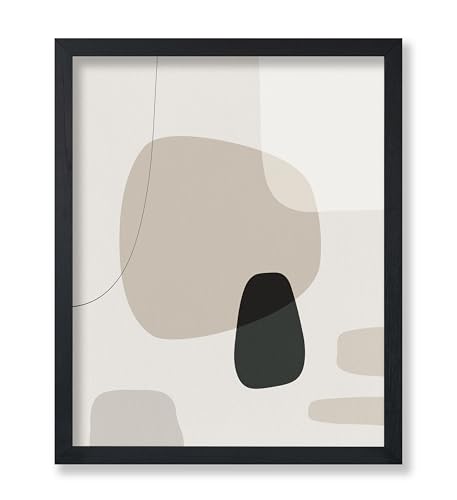 Poster Master Vivid Shapes Poster - Watercolor Print - Mid Century Modern & Aesthetic Art - Chic Boho & Contemporary Art - Living Room or Bedroom Decor - 8x10 UNFRAMED - color: Style-09, size: 8"L x 10"W