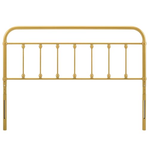 Ergode Sage Metal Queen Headboard: Timeless Farmhouse Charm for Your Bedroom