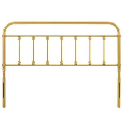Ergode Sage Metal Queen Headboard: Timeless Farmhouse Charm for Your Bedroom