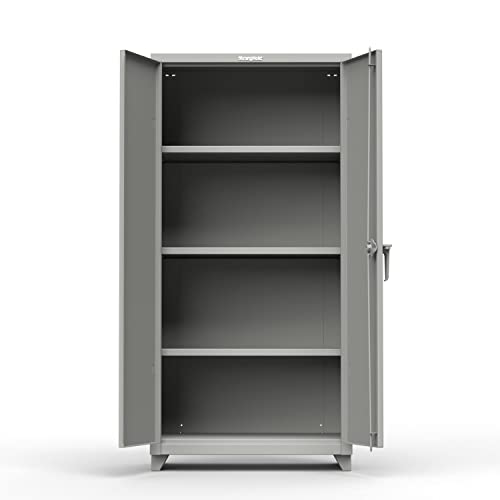 Strong Hold Extra Heavy Duty 14 GA Cabinet with 4 Shelves - 36 in. W x 24 in. D x 75 in. H
