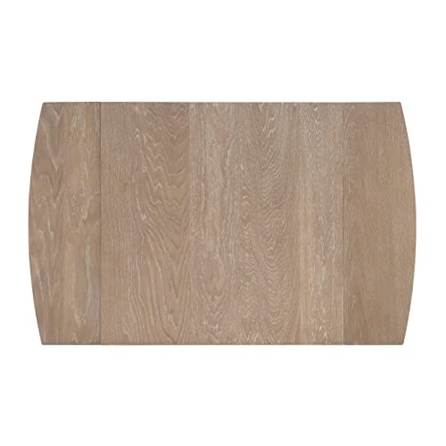 Linon Torino Greywash 30" Square Drop Leaf Table - 30" X 48" Fully Extended - color: Greywash