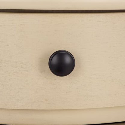 SAFAVIEH Furniture - Tabitha 1-Drawer Accent Table - Sand - Solid Wood - Farmhouse Storage Design - Ideal for Living Room, Entryway, Home Office, 17.7"W x 17.7"D x 26"H - Fully Assembled (AMH5712G) - color: Sand