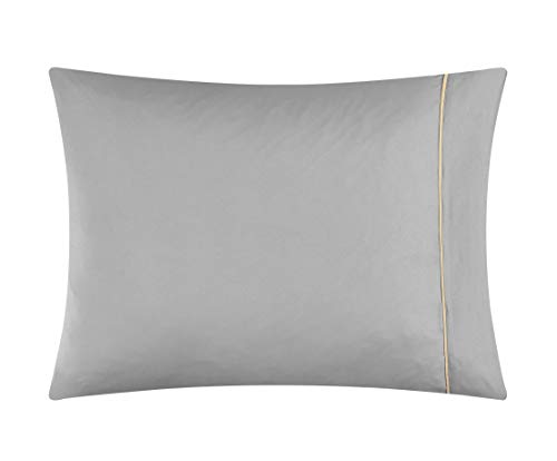 Idea Nuova Casa 7-Piece Solid Reversible Comforter Set with Bonus Sheets, Light Gray, Queen, 86"" x86 (WK699210) - color: Light Gray, size: Queen