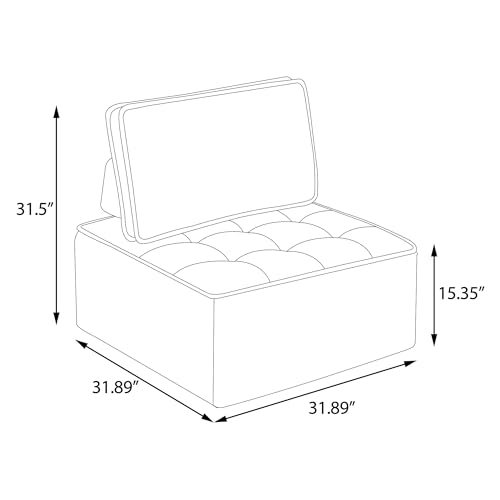 Modular Linen-Frame Sofa: Versatile Sectional for Small Apartments, Mix-and-Match Design (Light Grey) - color: Light Grey