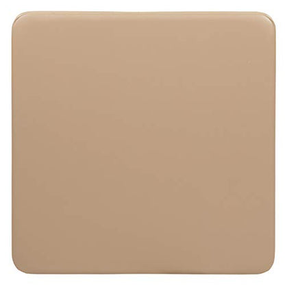 Flash Furniture Mindy Kids Folding Table, Tan | Vinyl Padded Top, Powder Coated Locking Legs, Daycare - color: Tan, size: Table