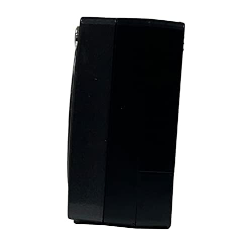 SEIKO Fuji Dark Bedroom Alarm Clock, Metallic Black - color: Metallic Black