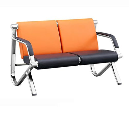 LITFAD Modern Simple Style Reception Sofa Waterproof Single Sofa with Soft Seat, Arms & Alloy Legs, Leisure Sofas for Living Room Hotel Office, Loveseat, 1 Piece - color: 1 Piece - Loveseat
