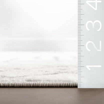 nuLOOM Blythe Grey Trellis Power Loomed Area Rug, 9' x 12' - color: Blythe Grey, size: 9' x 12' (Rectangular)