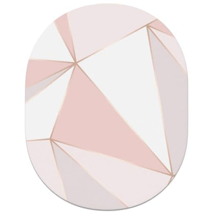 Rimilak Small Mouse Pad 6 x 8 Inch, Takes up Wrist and Mouse Space, Waterproof Compact Mini Mouse Mat for Laptop Computer Wireless Mouse Keyboard Home Office Travel,Pink Triangle Marble - color: Pink Triangle Marble, size: 8L x 6W inches