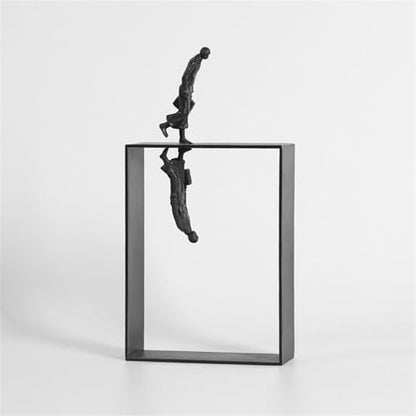 Bookshelf Decor Statue Abstract Art Sculpture Figurine Modern Home Decoration for Coffee Table Desk Ornament