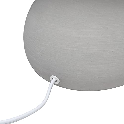 Simple Designs LT1116-TAU Stacked Stone Age Table Lamp, Taupe Gray