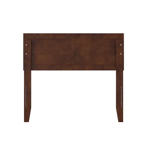 AFI, Sophia Adjustable Modern Twin Wood Headboard, Walnut - color: Walnut, size: Twin