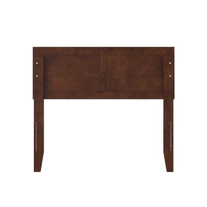 AFI, Sophia Adjustable Modern Twin Wood Headboard, Walnut - color: Walnut, size: Twin