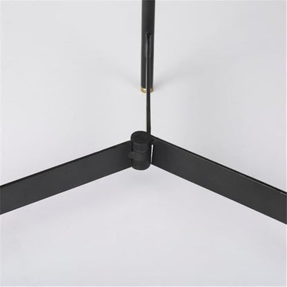 Pemberly Row Nesting Side Tables, 22.5Lx22.5Wx20.8H, Mango Wood Tray Tops, Foldable Black Metal Frames with Gold Accents, Compact Storage, Versatile Accent Tables for Living Room or Bedroom Use